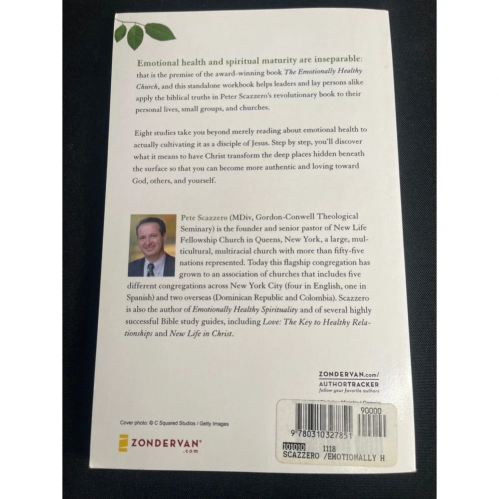 The Emotionally Healthy Church Workbook Updated Expanded Edition Peter Scazzero